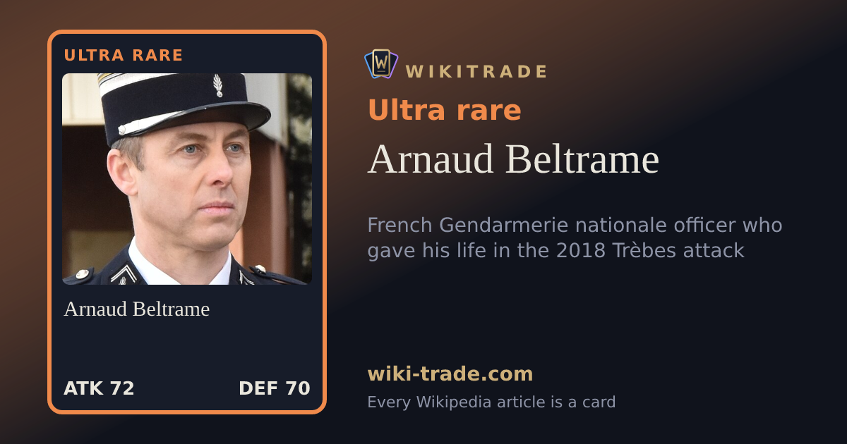 Arnaud Beltrame — Ultra rare card
