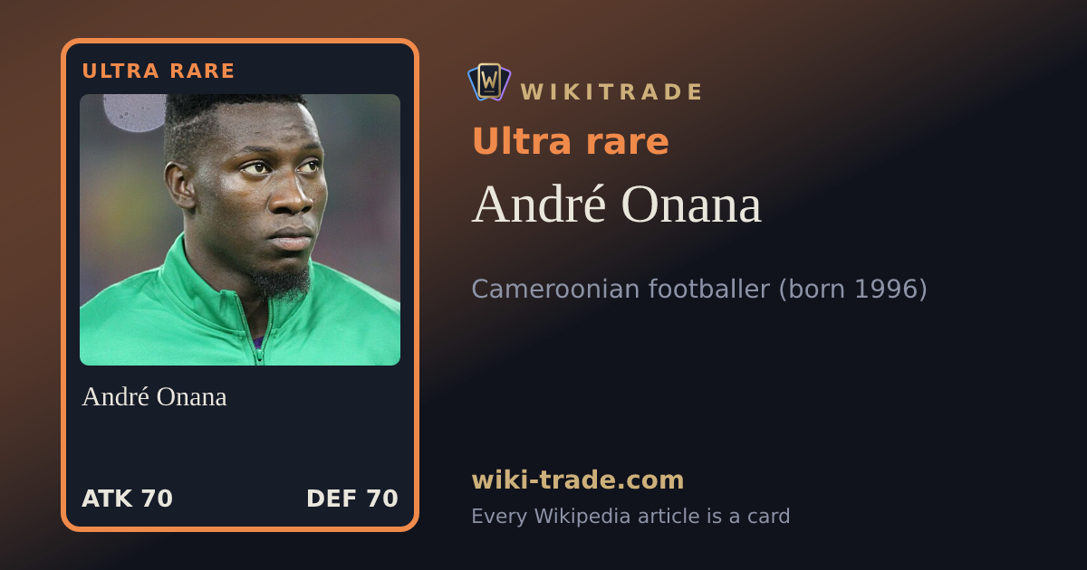 André Onana — Ultra rare card