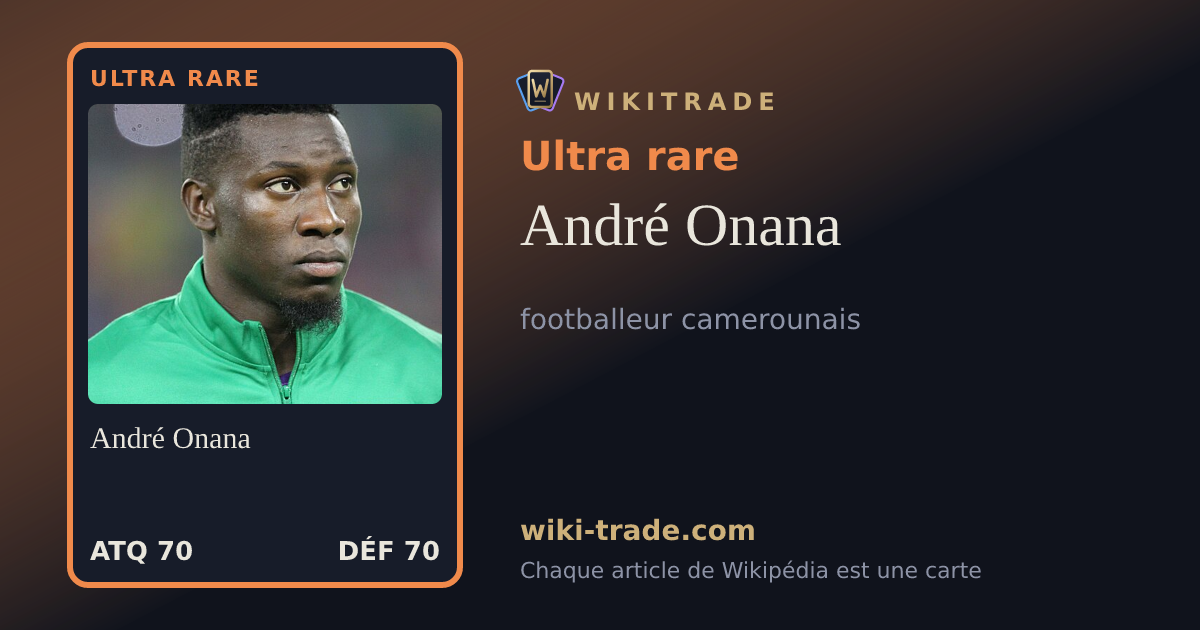 André Onana — carte Ultra rare