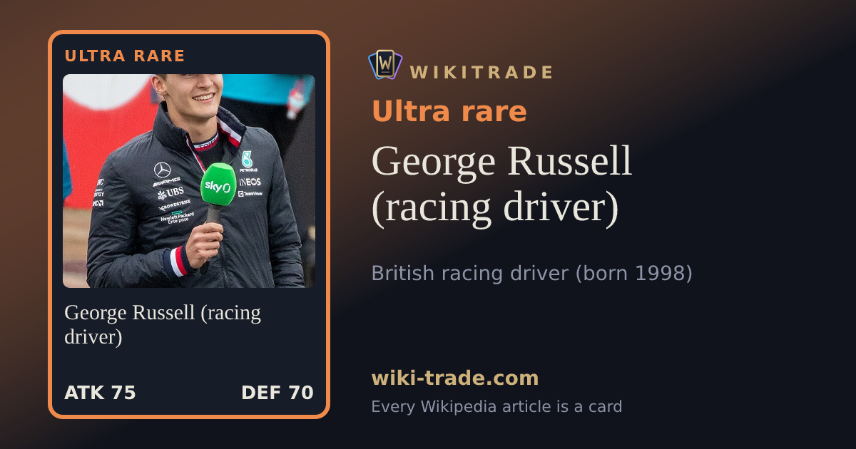 George Russell (racing driver) — Ultra rare card