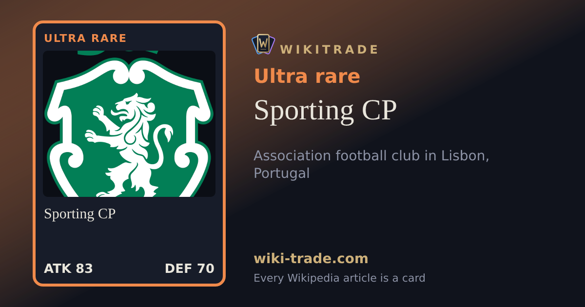 Sporting CP — Ultra rare card