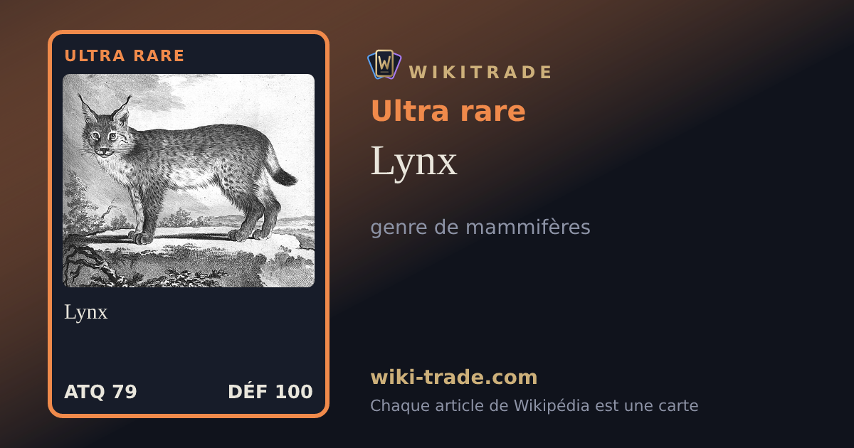 Lynx — carte Ultra rare