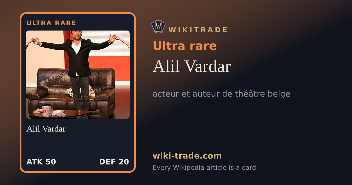 Alil Vardar — Ultra rare card