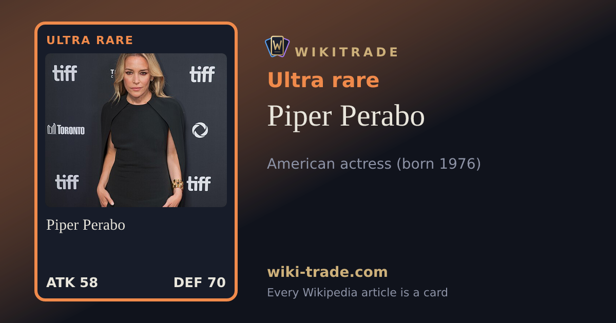 Piper Perabo — Ultra rare card