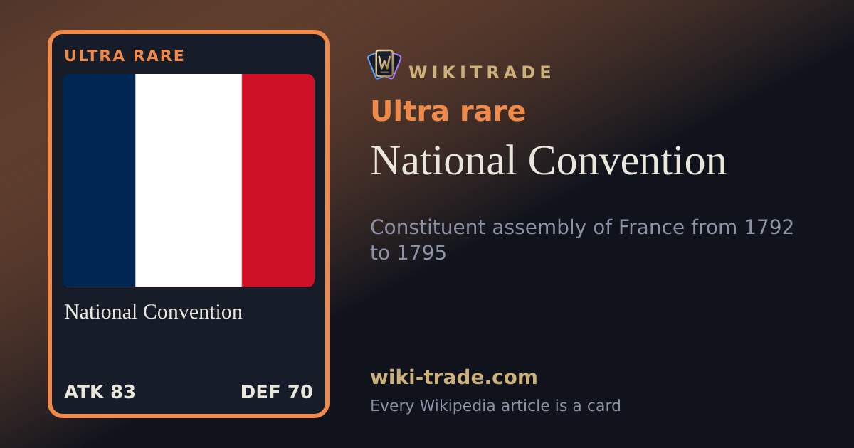 National Convention — Ultra rare card