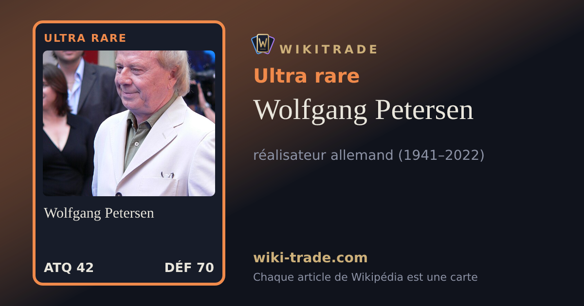 Wolfgang Petersen — carte Ultra rare
