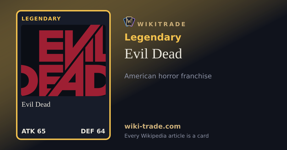 Evil Dead — Legendary card