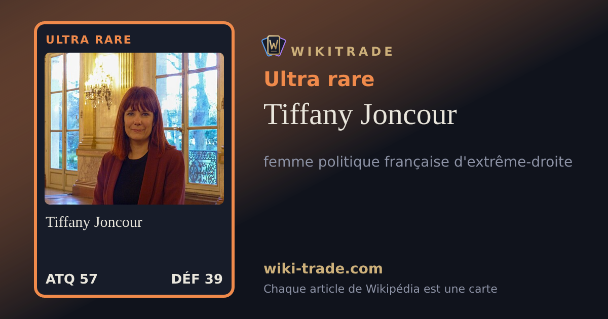 Tiffany Joncour — carte Ultra rare