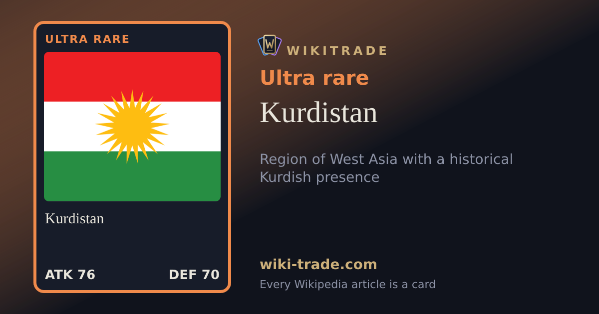 Kurdistan — Ultra rare card