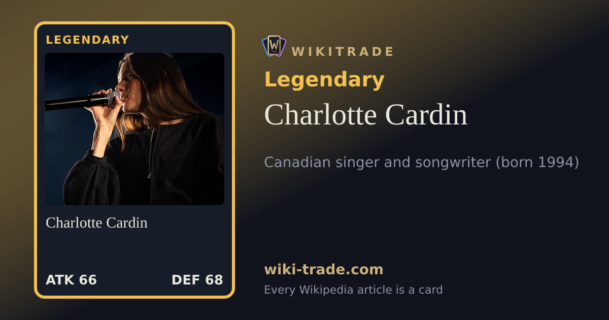 Charlotte Cardin — Legendary card