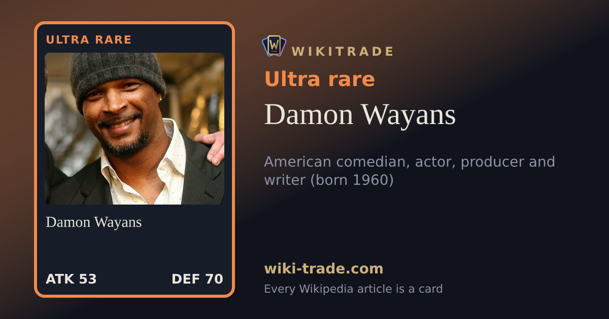 Damon Wayans — Ultra rare card