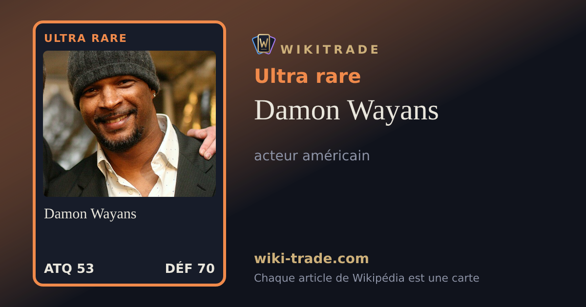 Damon Wayans — carte Ultra rare