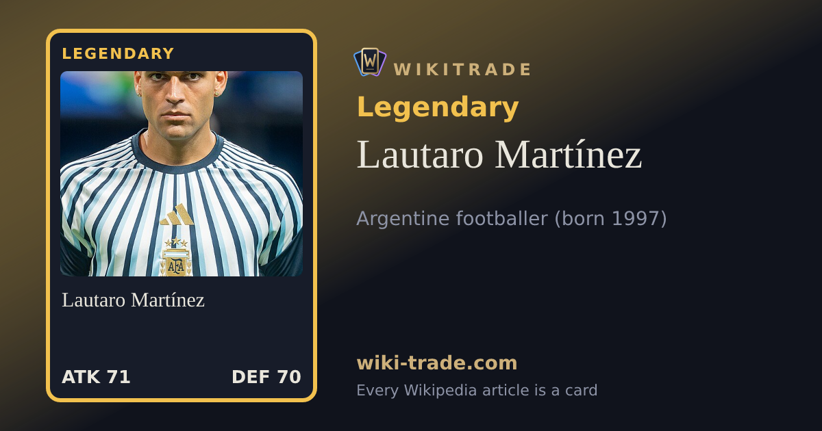Lautaro Martínez — Legendary card