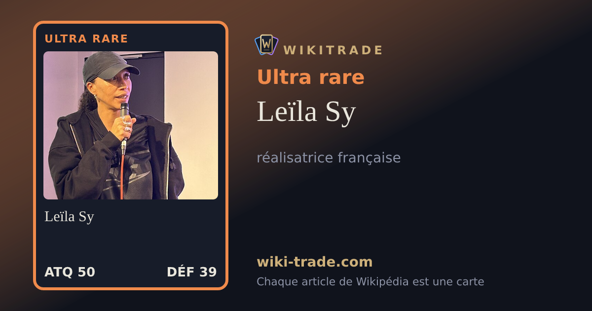 Leïla Sy — carte Ultra rare
