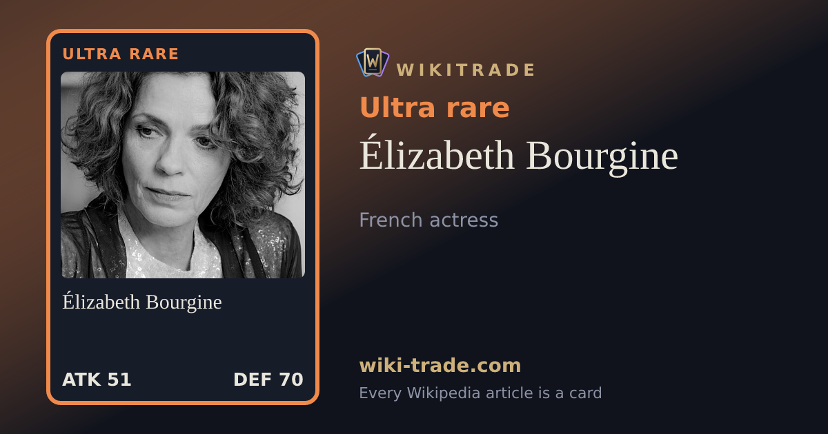 Élizabeth Bourgine — Ultra rare card