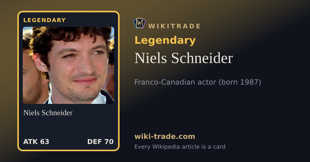 Niels Schneider — Legendary card