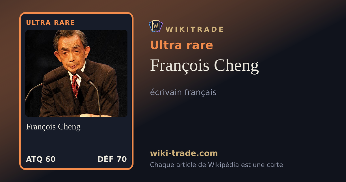 François Cheng — carte Ultra rare