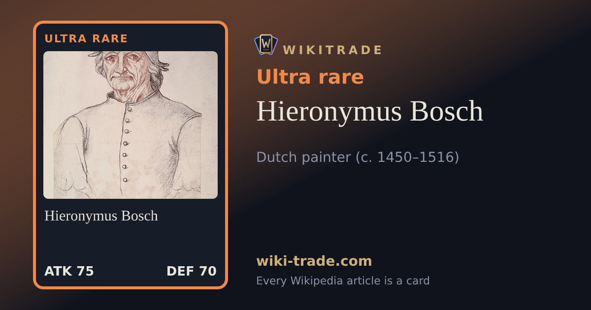 Hieronymus Bosch — Ultra rare card