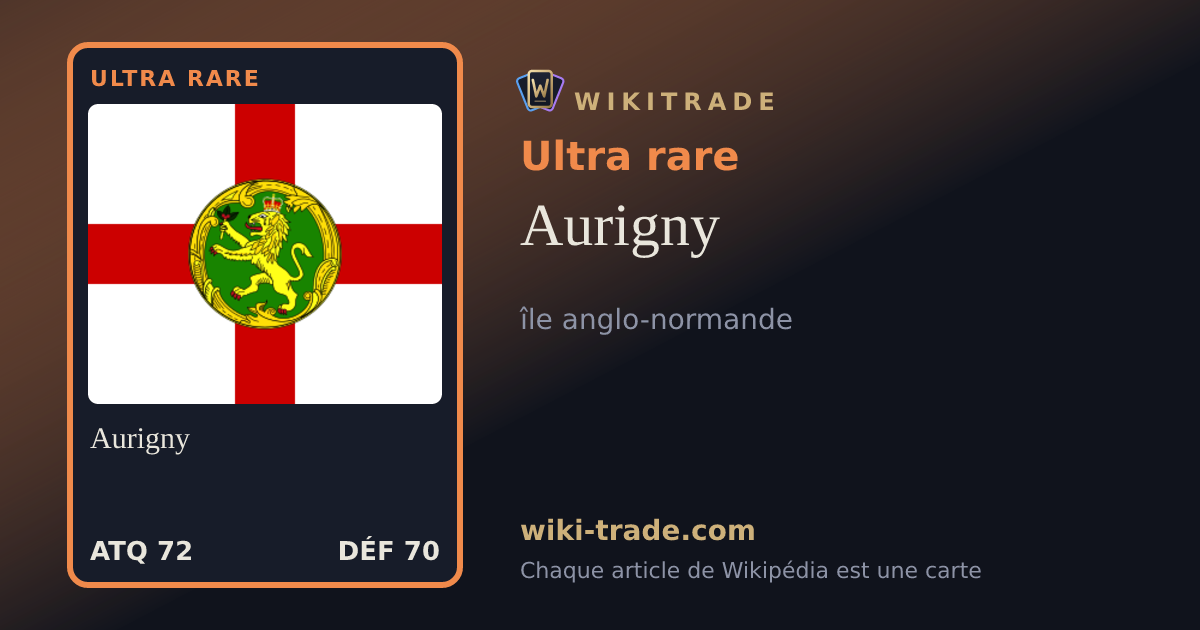 Aurigny — carte Ultra rare