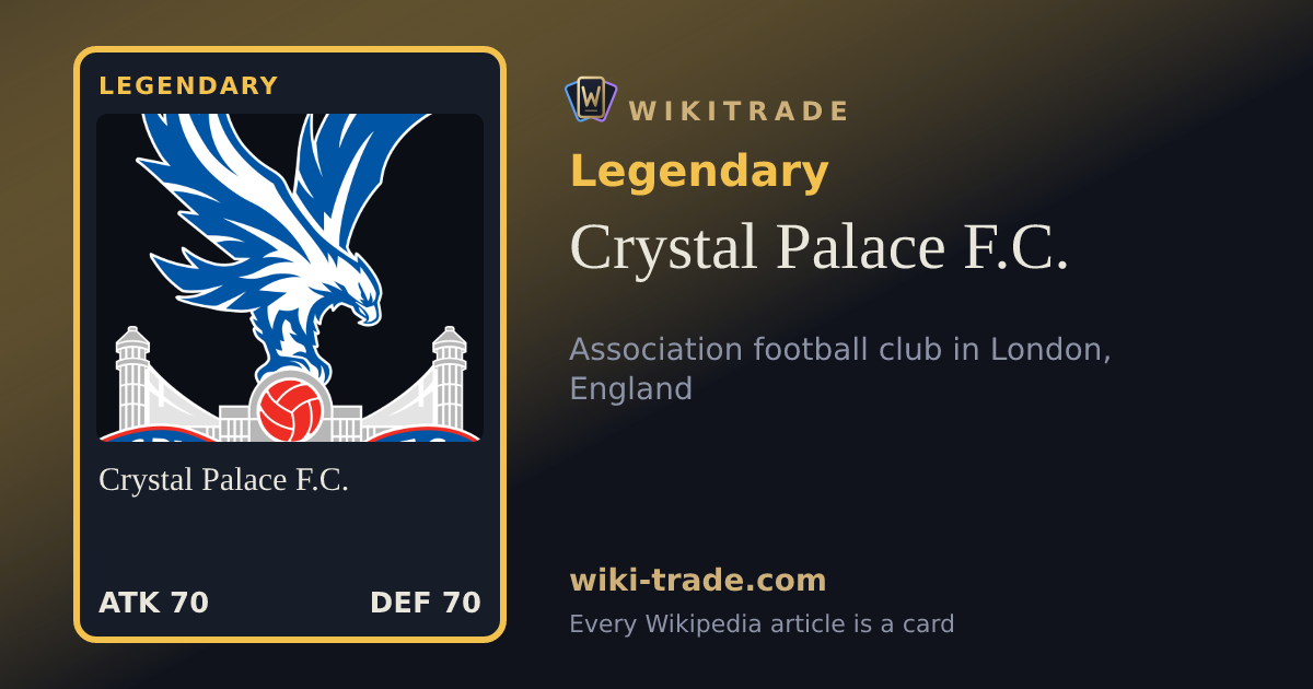 Crystal Palace F.C. — Legendary card