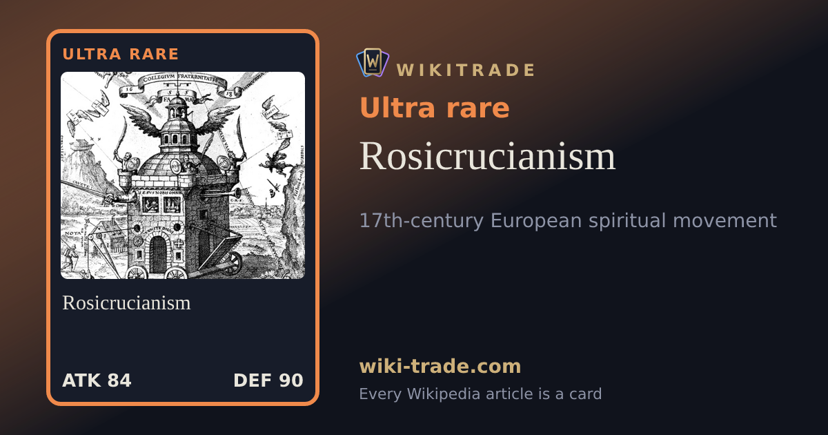 Rosicrucianism — Ultra rare card