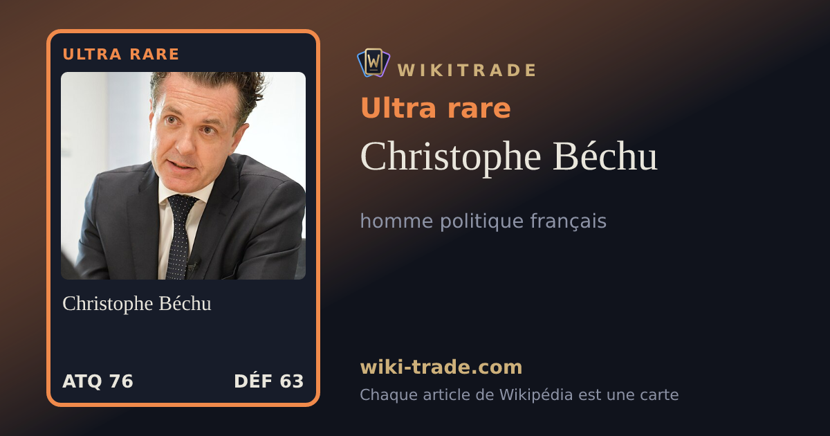 Christophe Béchu — carte Ultra rare