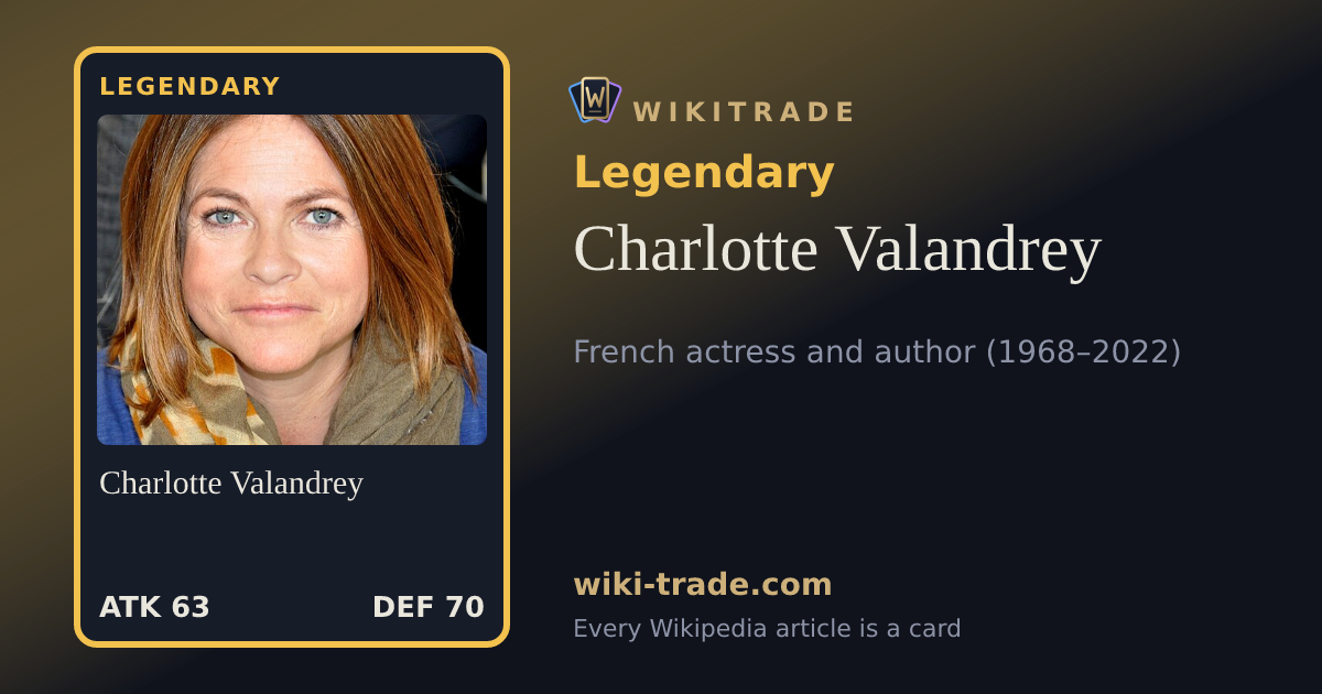 Charlotte Valandrey — Legendary card