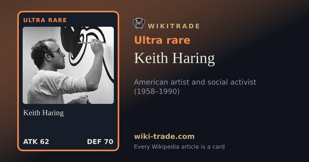 Keith Haring — Ultra rare card