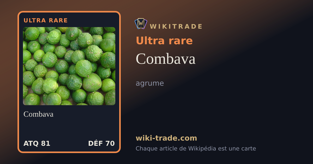 Combava — carte Ultra rare