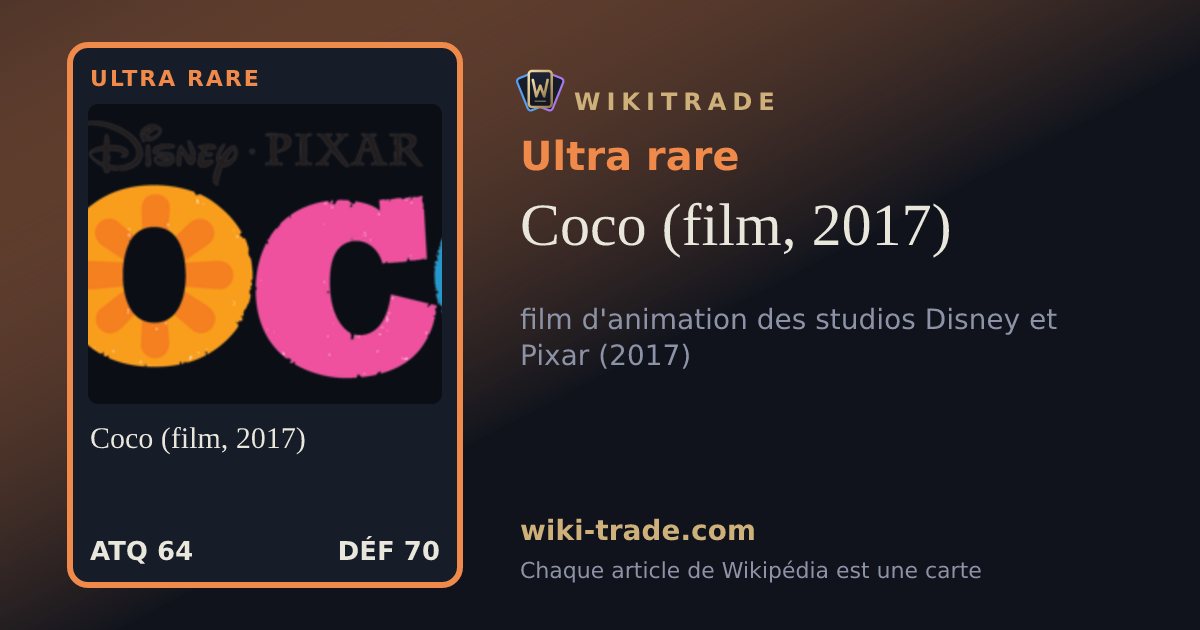 Coco (film, 2017) — carte Ultra rare