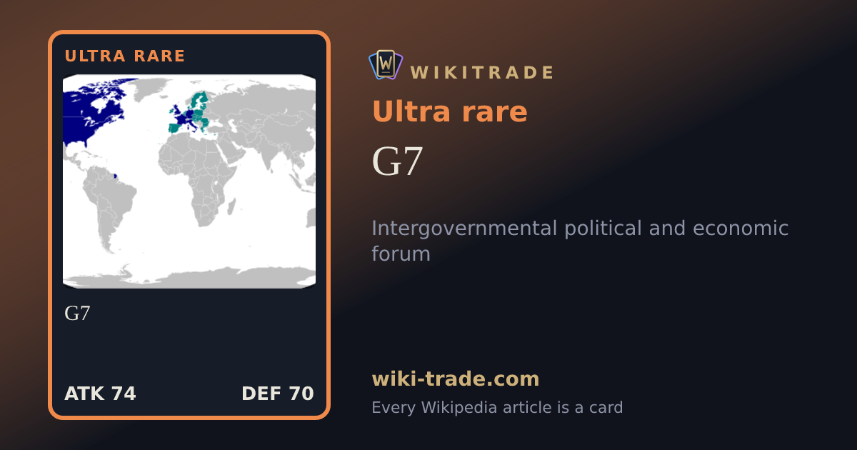 G7 — Ultra rare card