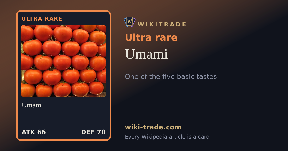Umami — Ultra rare card