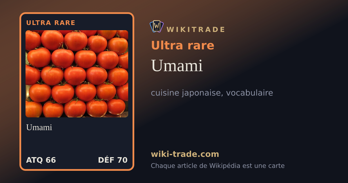 Umami — carte Ultra rare