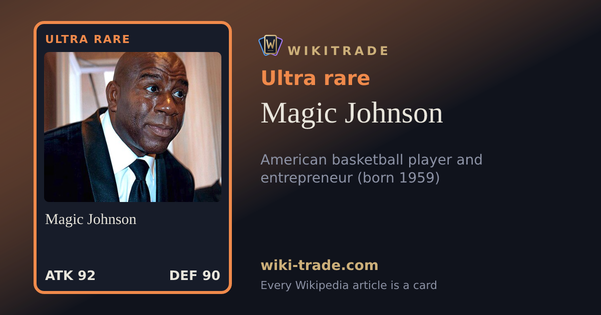 Magic Johnson — Ultra rare card