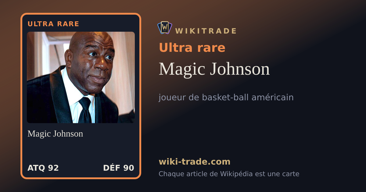 Magic Johnson — carte Ultra rare