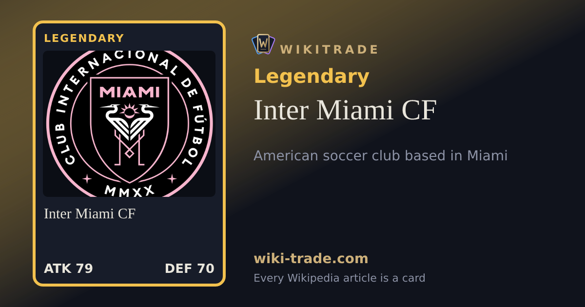 Inter Miami CF — Legendary card