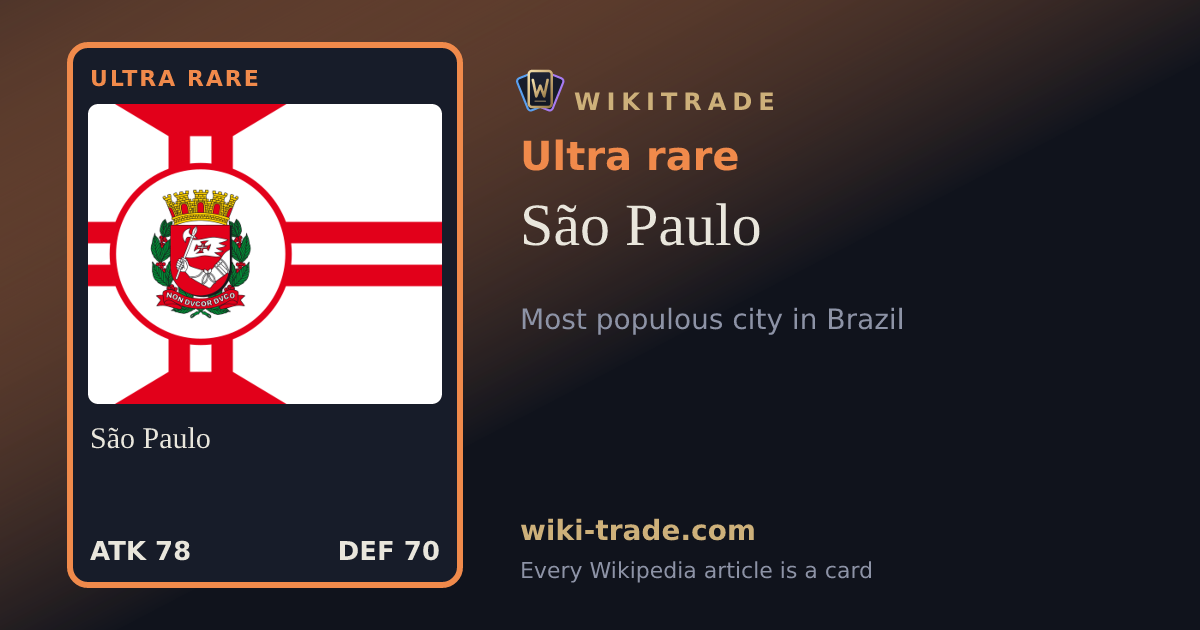 São Paulo — Ultra rare card