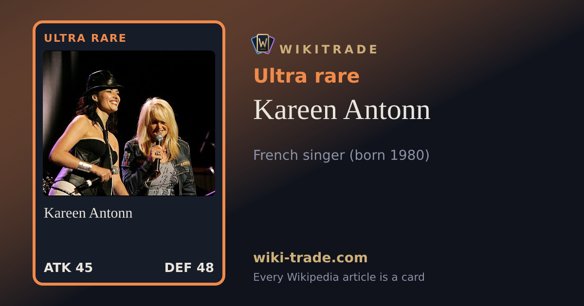 Kareen Antonn — Ultra rare card