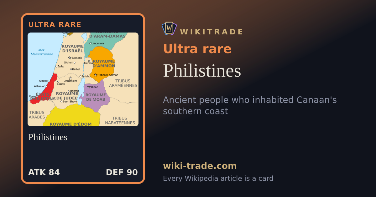 Philistines — Ultra rare card