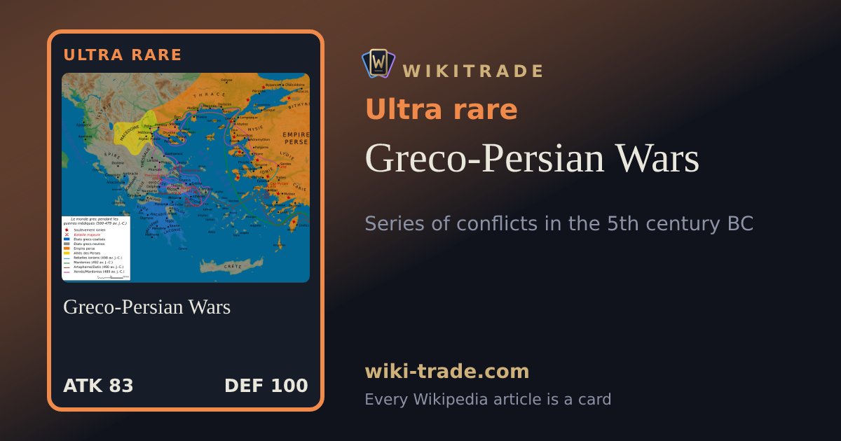 Greco-Persian Wars — Ultra rare card