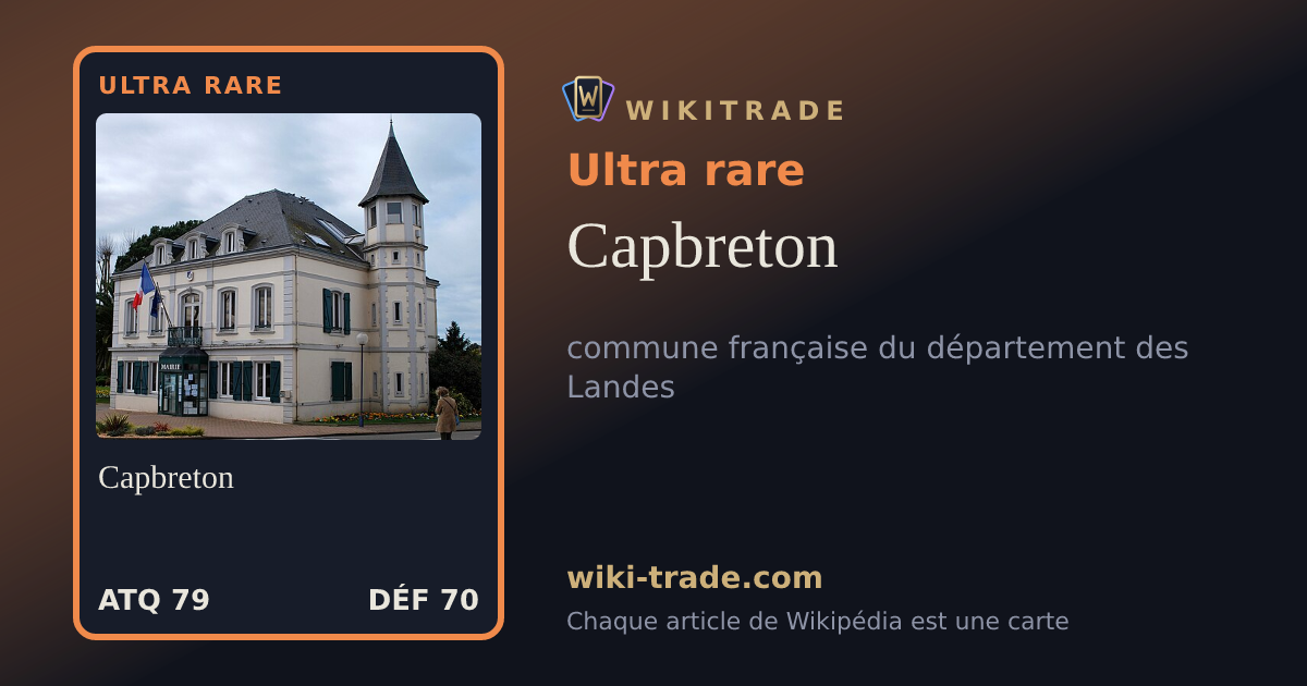 Capbreton — carte Ultra rare