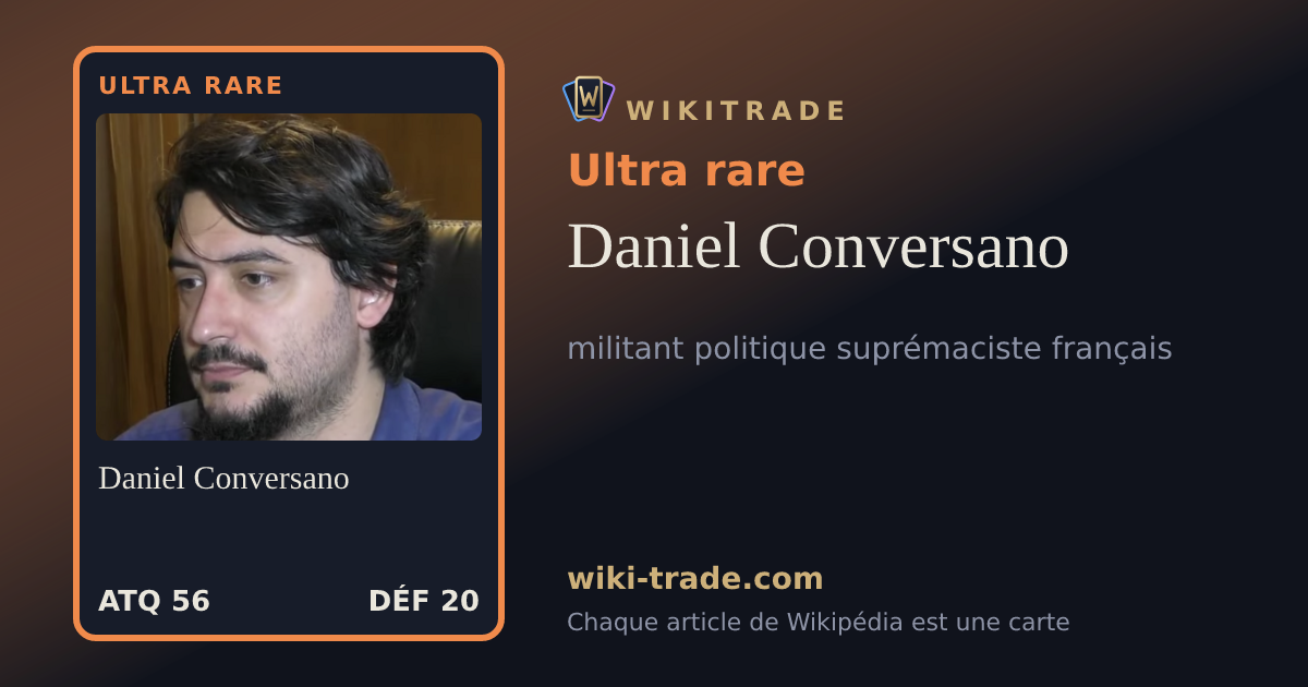Daniel Conversano — carte Ultra rare