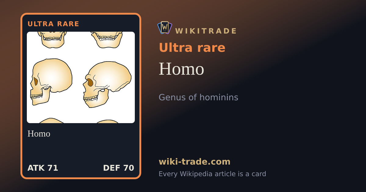 Homo — Ultra rare card