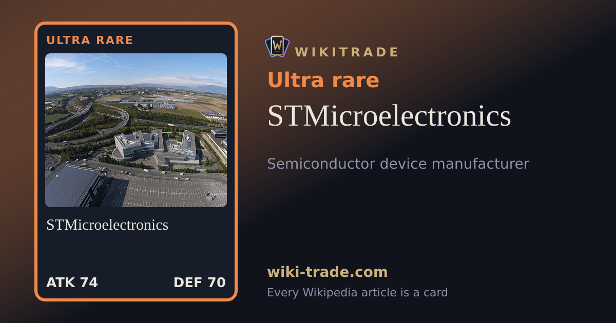STMicroelectronics — Ultra rare card