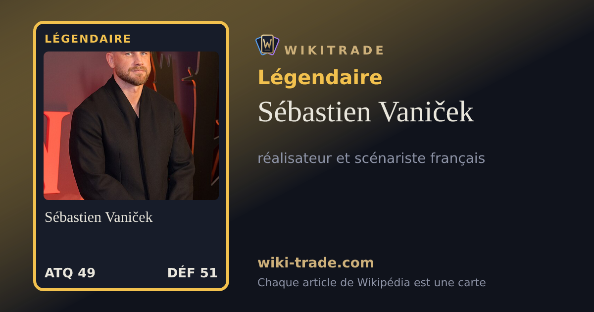 Sébastien Vaniček — carte Légendaire