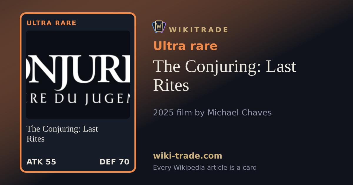 The Conjuring: Last Rites — Ultra rare card