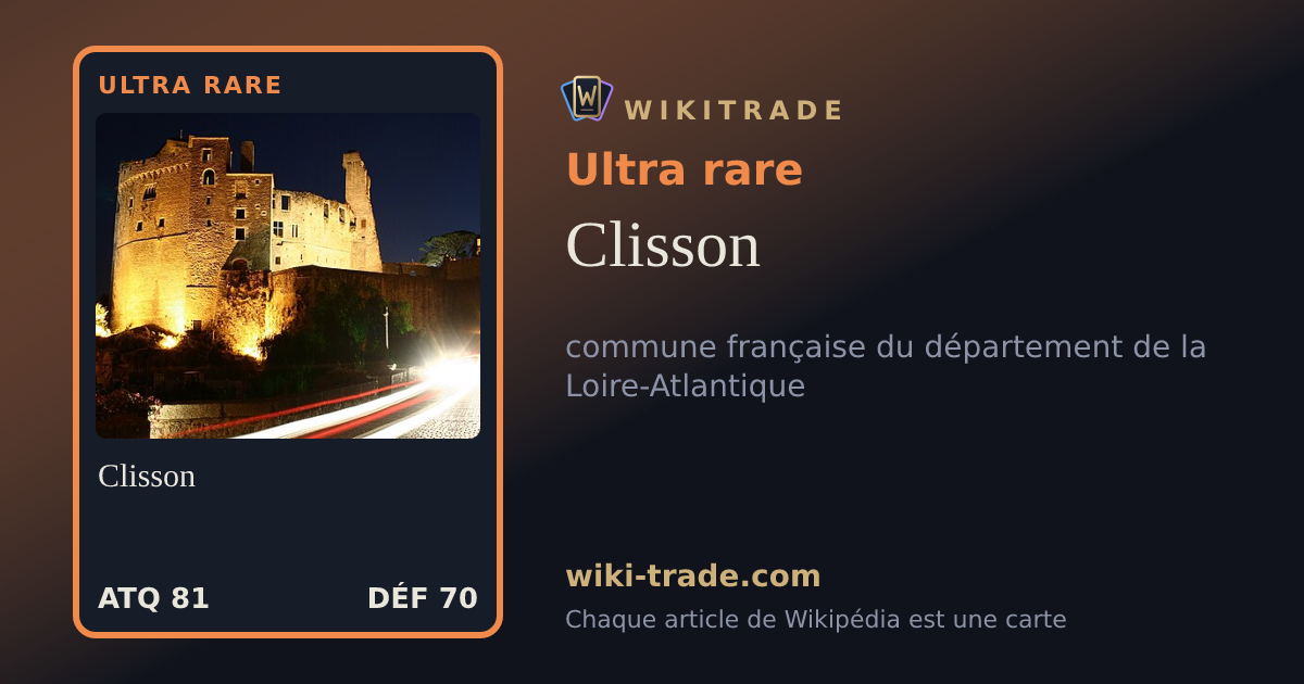Clisson — carte Ultra rare