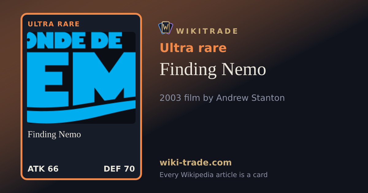 Finding Nemo — Ultra rare card