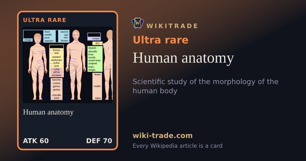Human anatomy — Ultra rare card