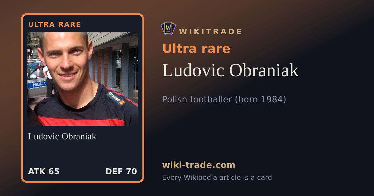 Ludovic Obraniak — Ultra rare card
